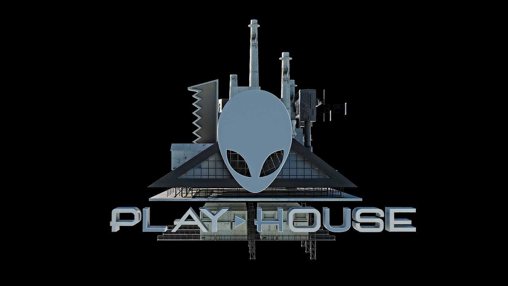PLAY HOUSE | Steampunk Logo display