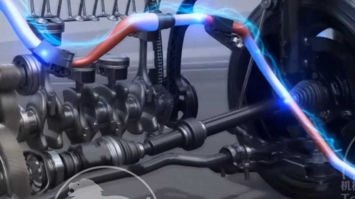 青岛新能源汽车演示三维动画-零部件电路原理动画-动车动画
