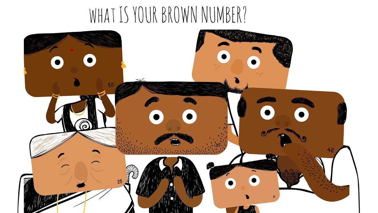 肤色歧视创意动画《你的色号是？》