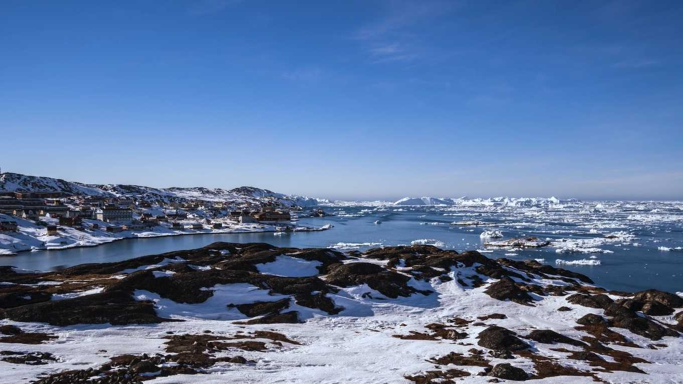 格陵兰的时光流逝胶片-冰湾