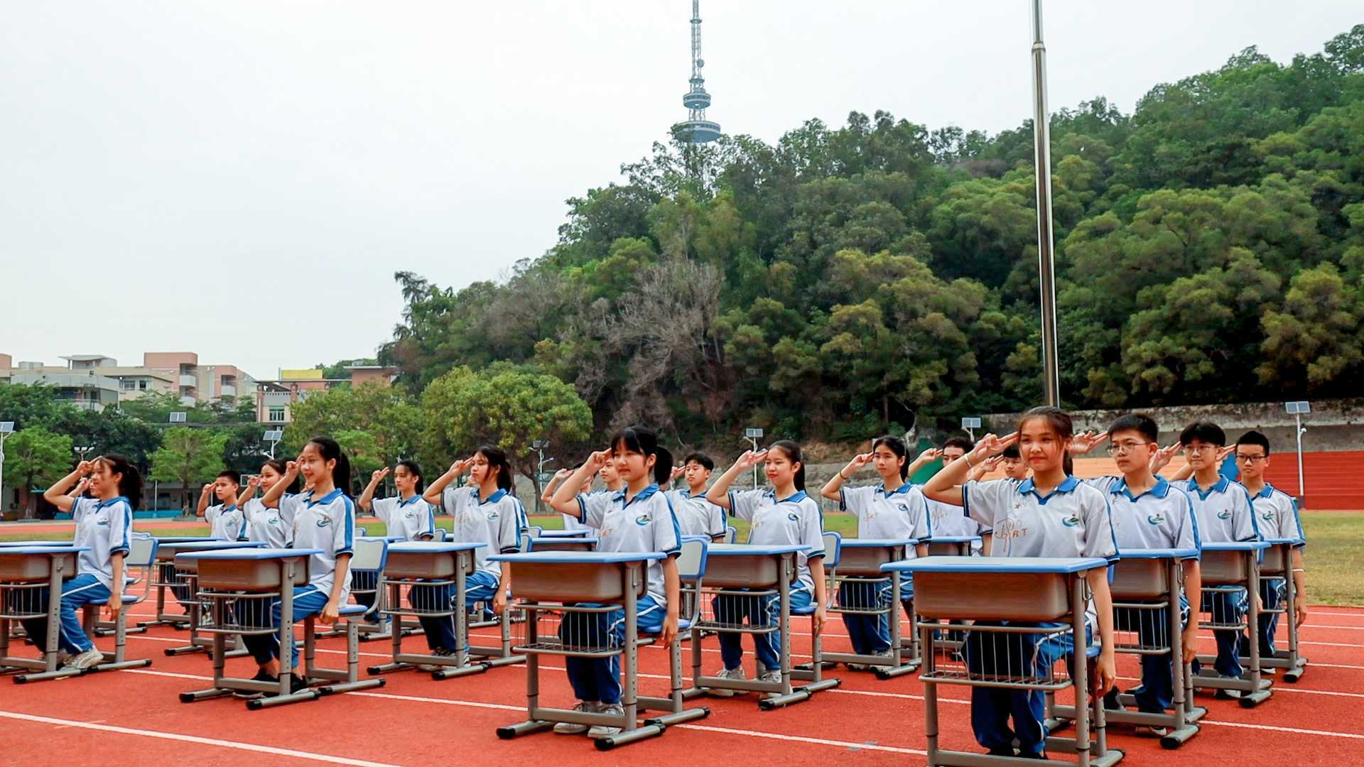 阳江市实验学校室内课间操，演绎经典《阳江2》