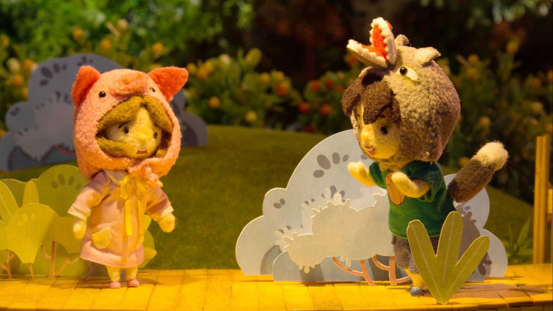 银伙虫儿童乐园羊毛毡动画：梦里到过的地方？超梦幻萤火虫树屋乐园！
