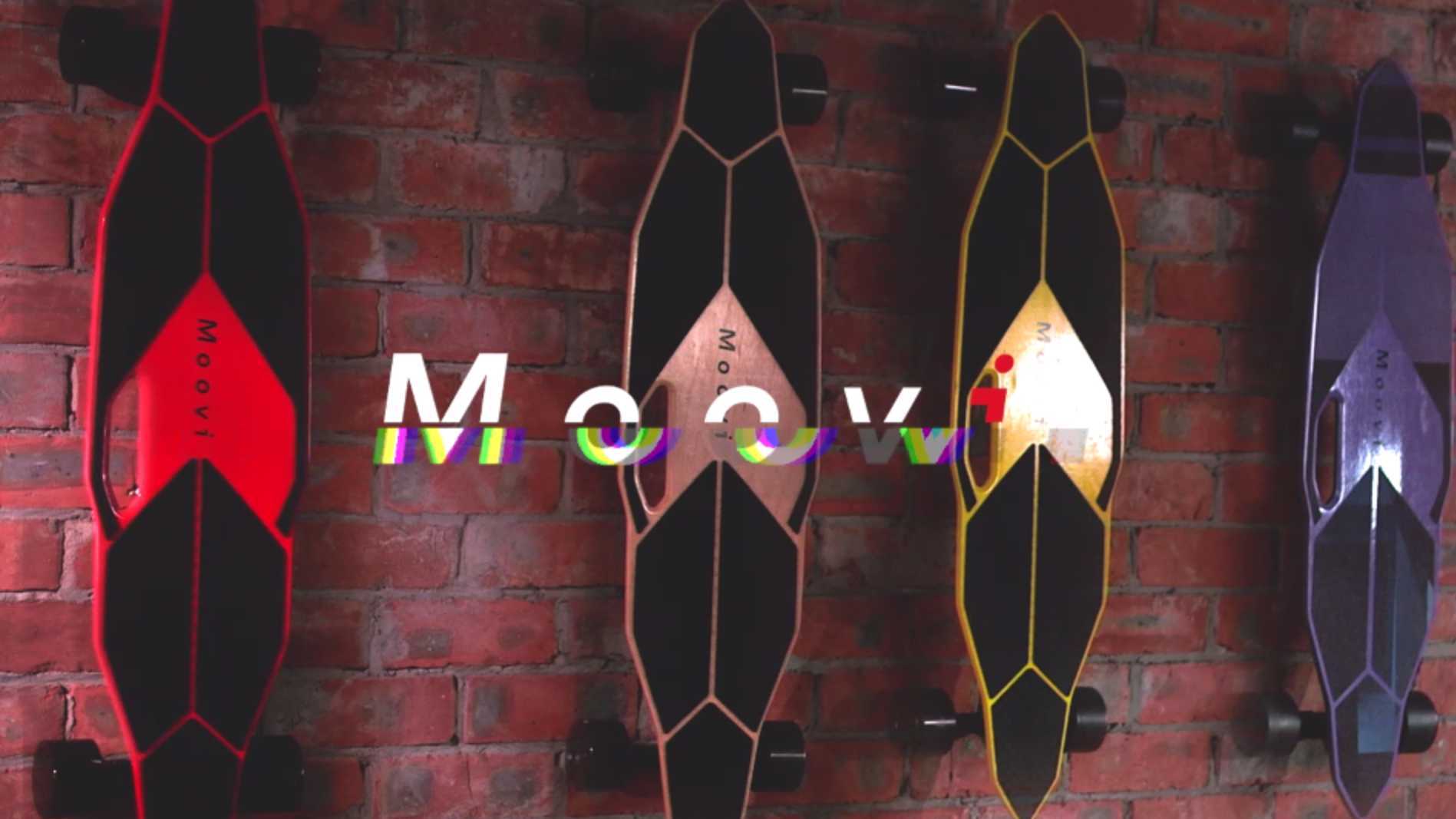 Moovi电动滑板广告
