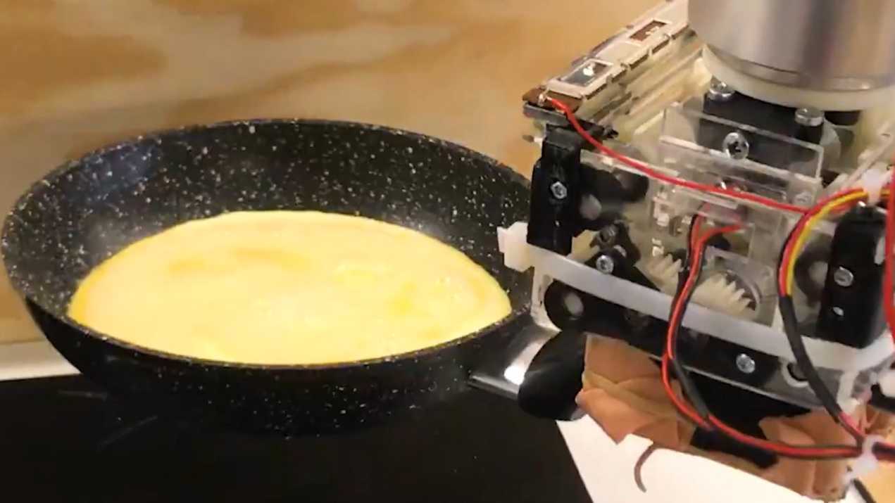 机器人能做煎蛋饼吗？