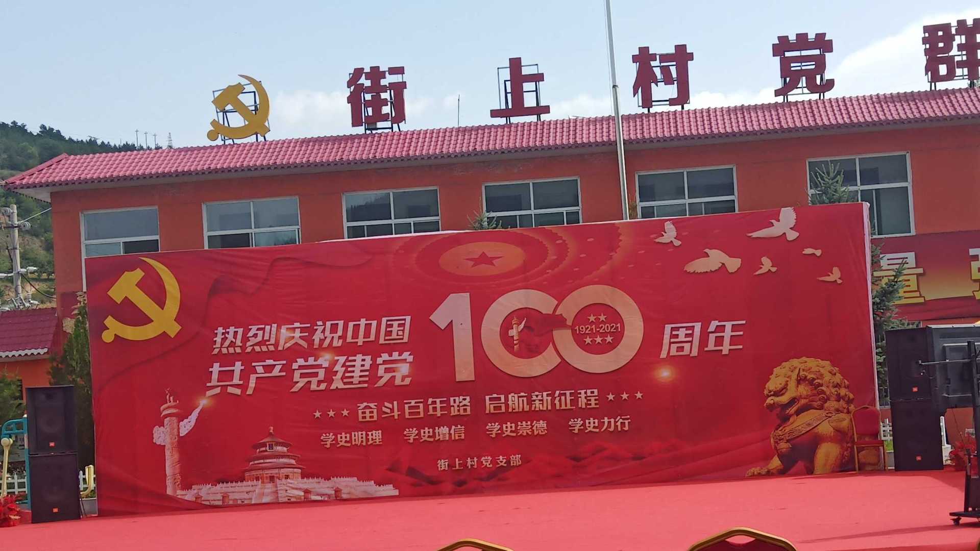 吴城镇街上村党支部纪念七一建党100周年座谈活动