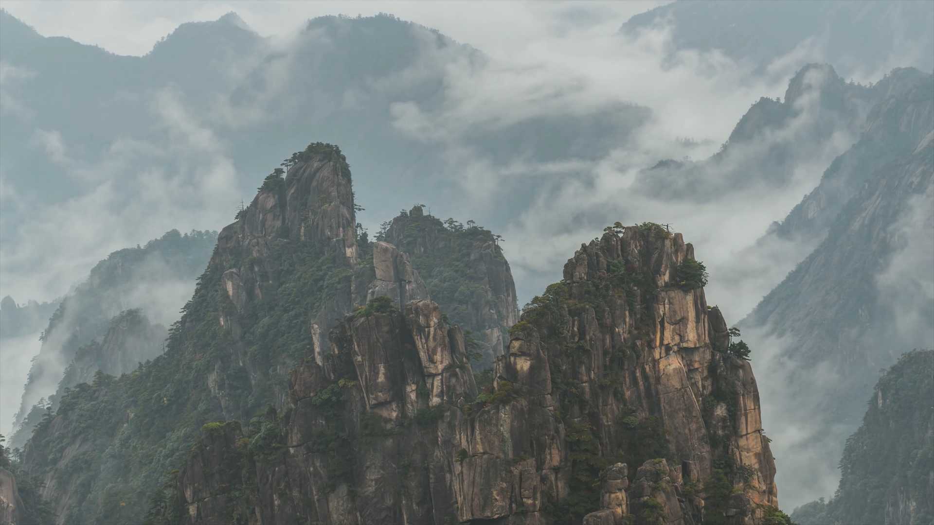 中国画卷 绽放精彩——黄山