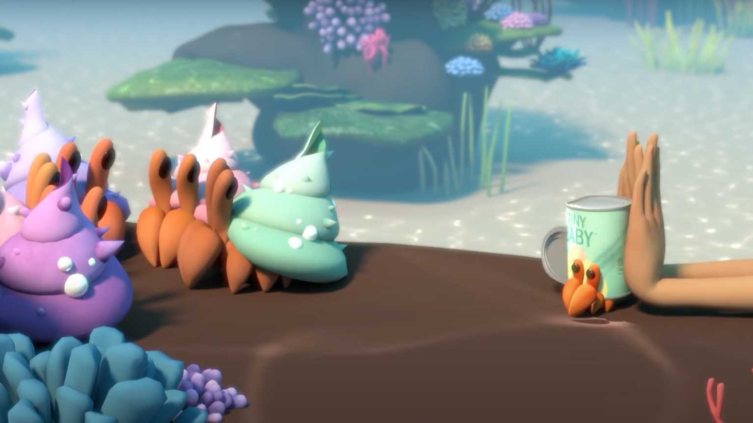 温情向CG动画短片《内向的小螃蟹》