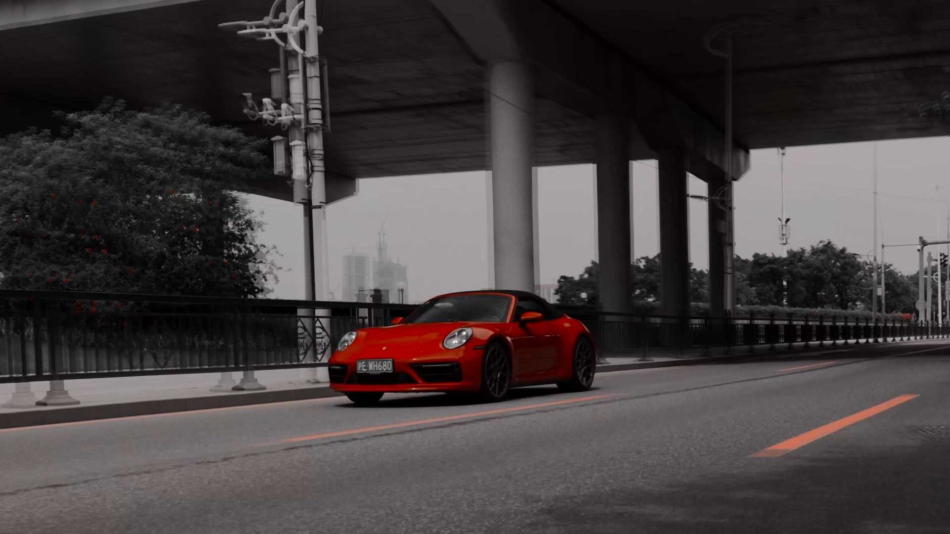 Porsche 保时捷 丨「 911 」：世界仿佛只剩下赤红色，任我肆意奔跑