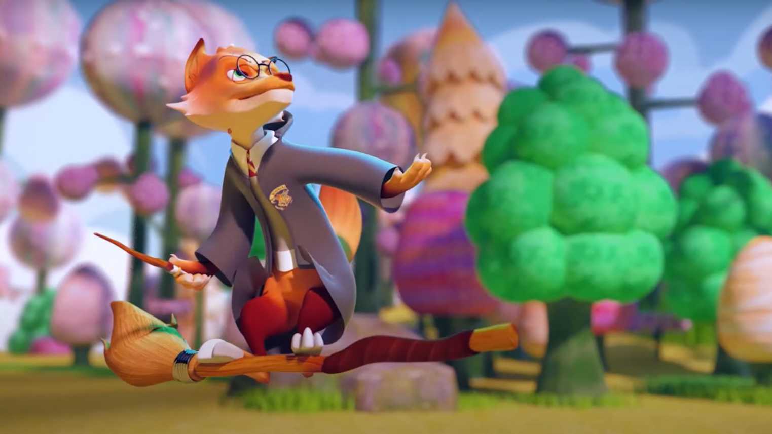 趣味风哲思CG动画短片《狐狸和葡萄》