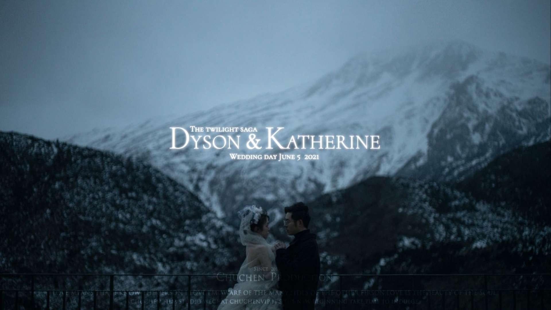 「 暮光之城 」· Dyson & Katherine 主题婚礼电影