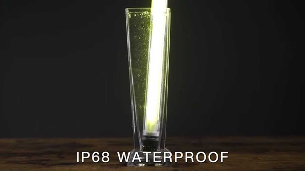 LUXCEO LED RGB摄影灯 IP68防水 无极亮度调节 亮度1000流明