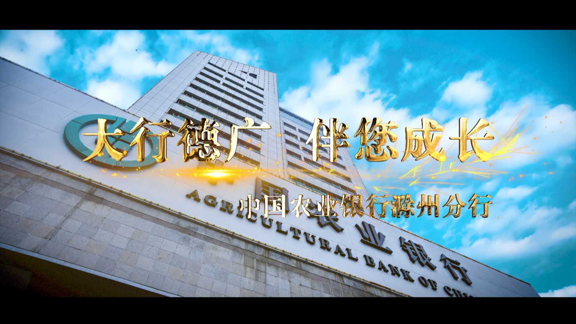 中国农业滁州分行宣传片《大行德广 伴您成长》