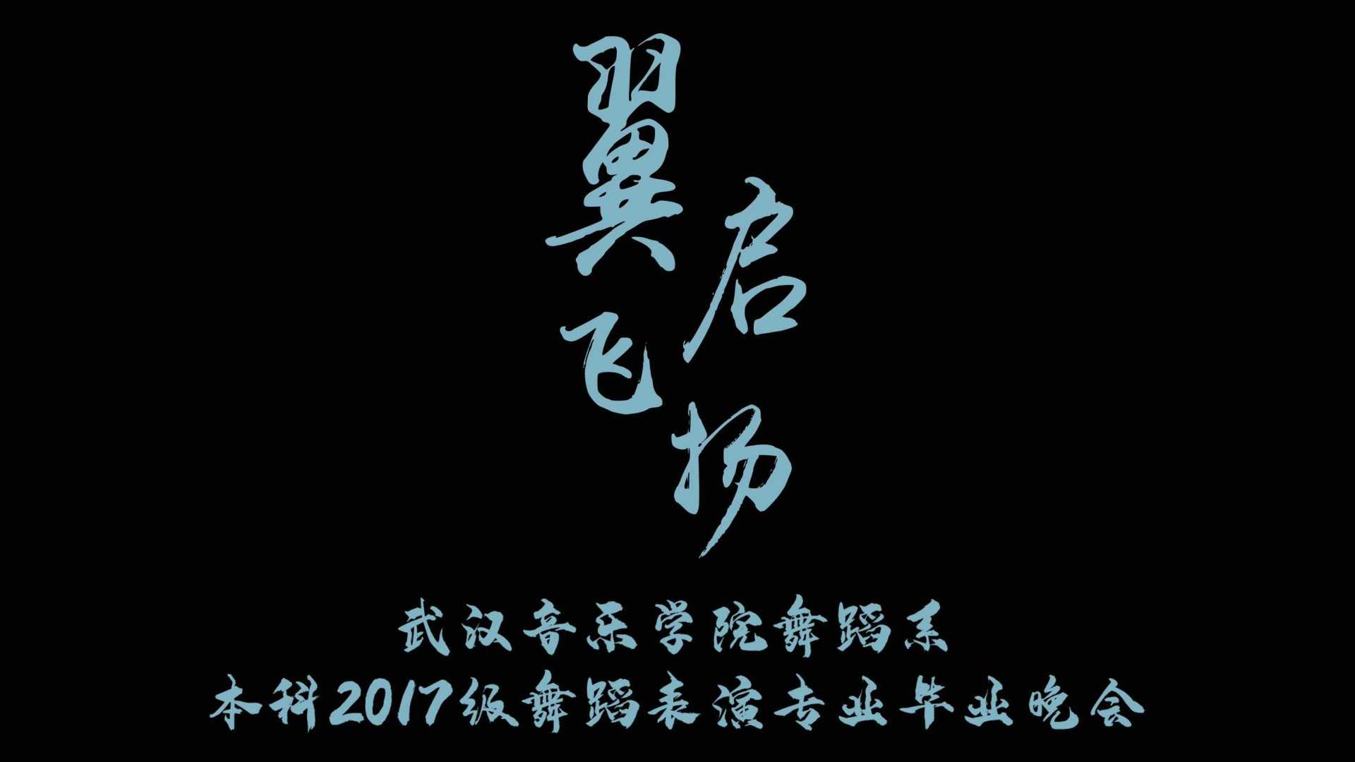 武汉音乐学院舞蹈系本科2017级毕业晚会宣传片