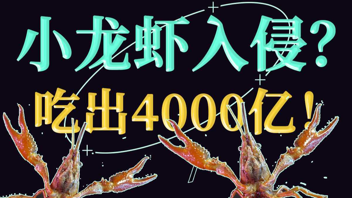 最悲惨的入侵物种！中国吃货如何把小龙虾吃出4000亿？