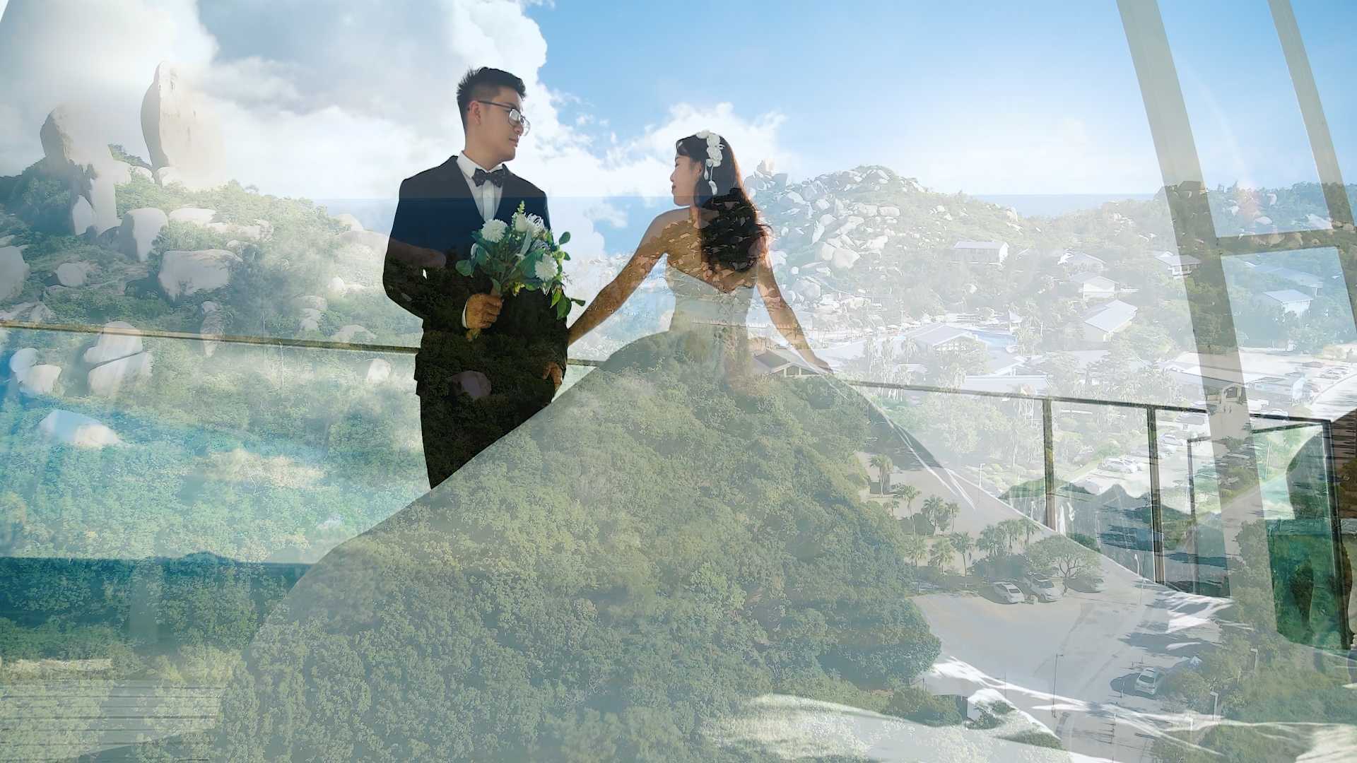那琴半岛婚纱照微电影#婚纱旅拍