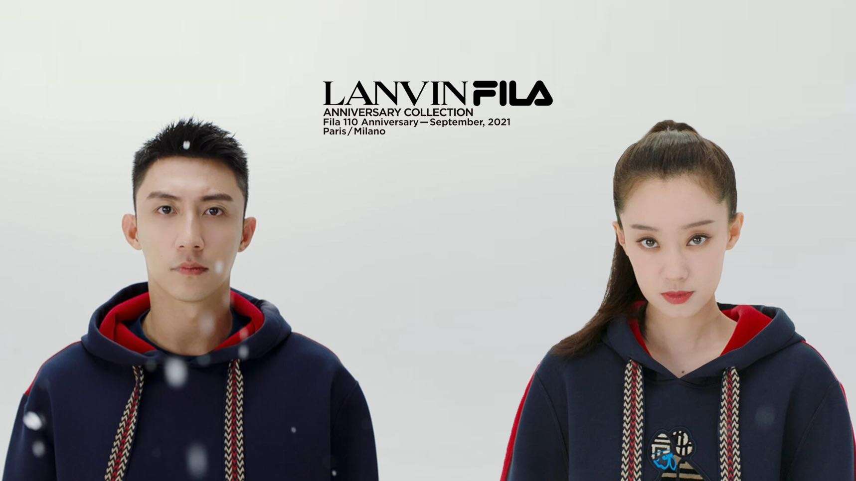 LANVIN X FILA｜张小斐 黄景瑜共同演绎限量联名系列广告