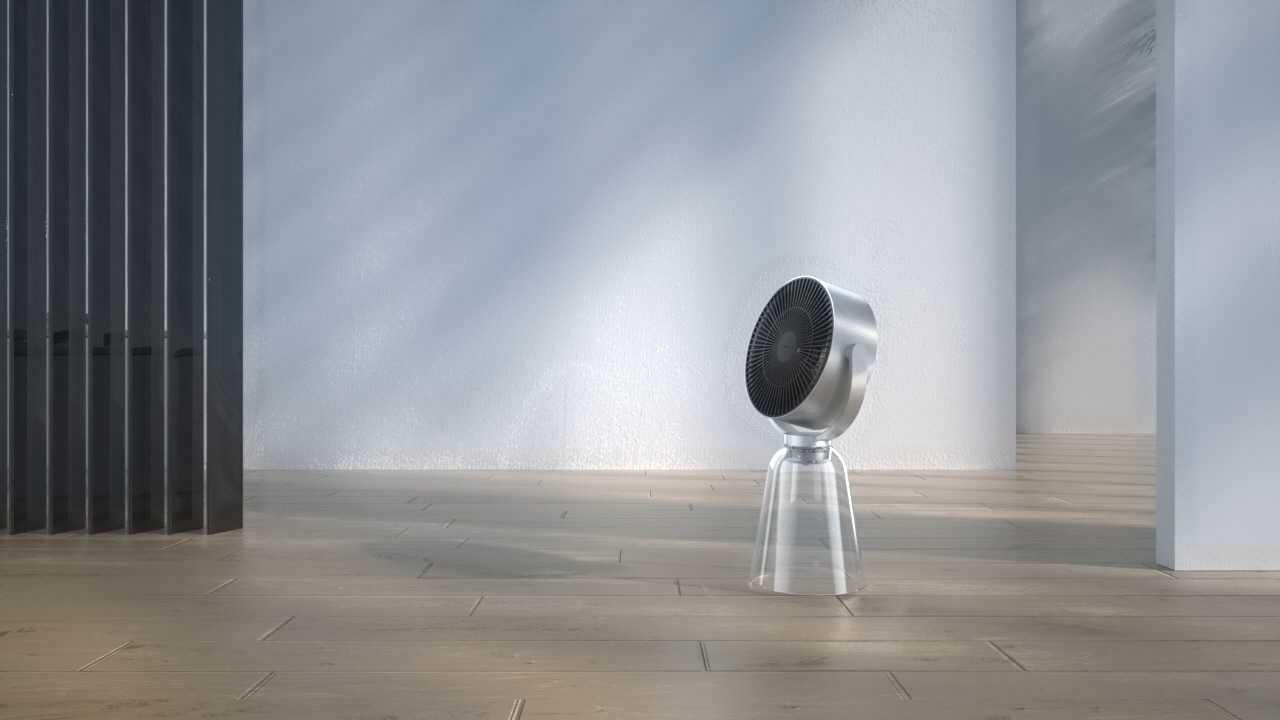 艾美特循环扇风扇三维动画3D视频