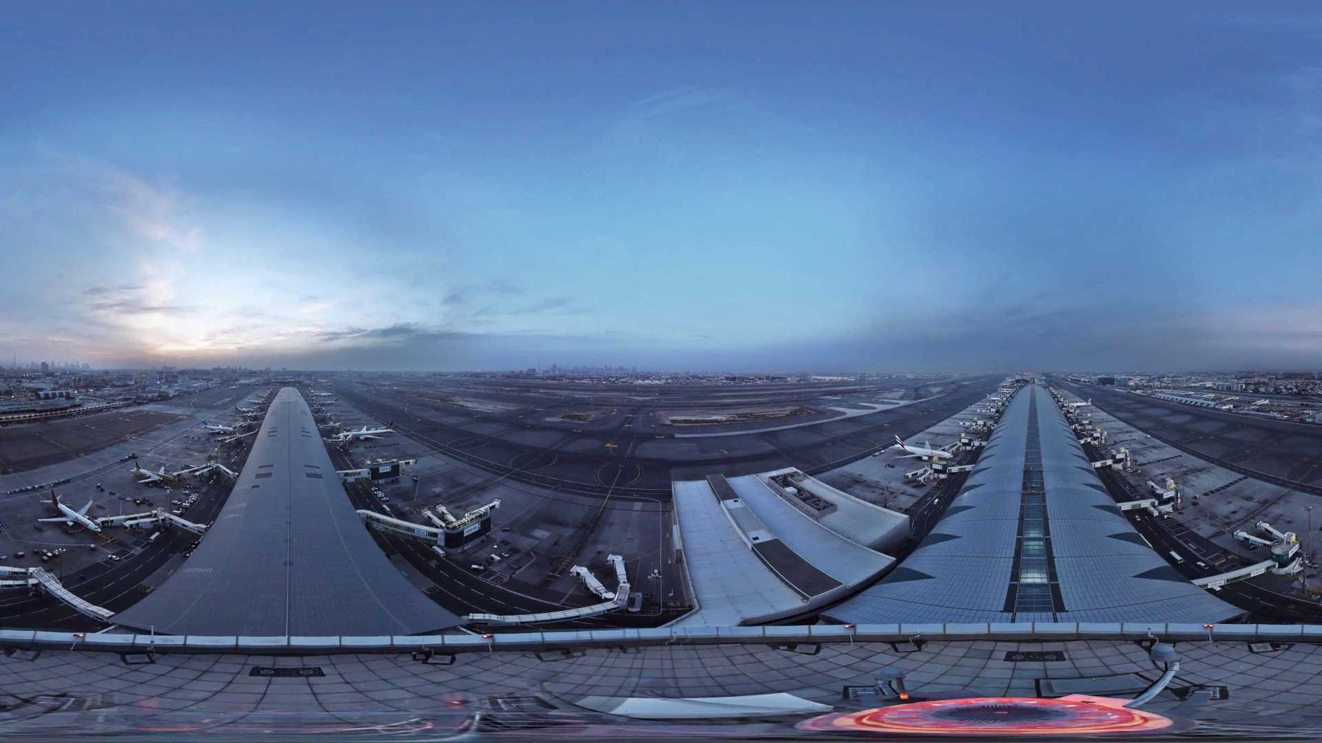 风景欣赏：迪拜机场 播放时长277s 分辨率7680×4320