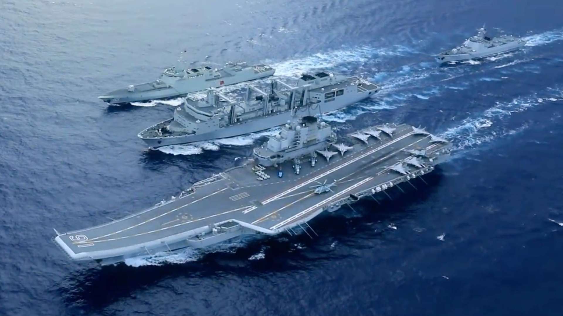 人民海军辽宁舰宣传片《深蓝·深蓝》