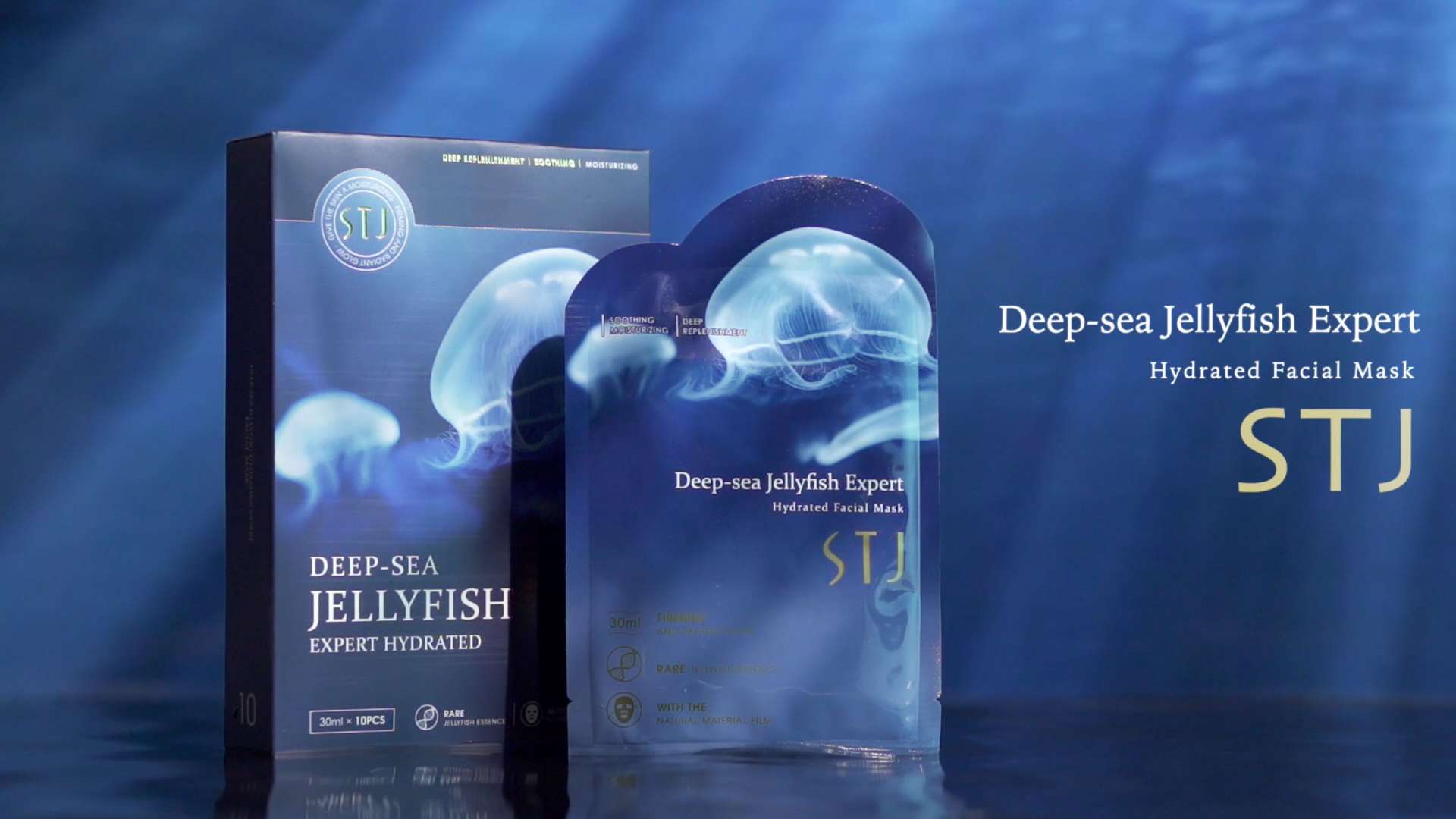 泰国STJ深海水母面膜广告