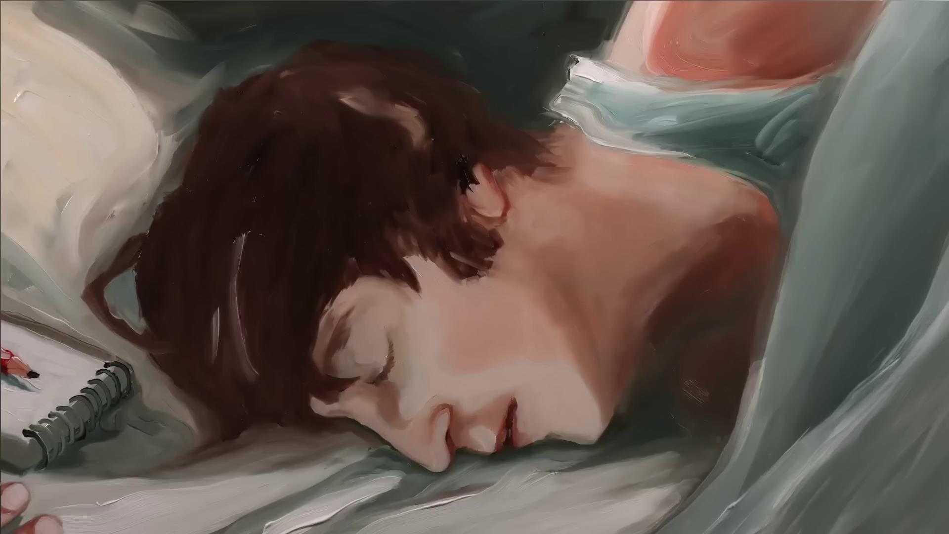 油画质感创意MV《我只是在睡觉》
