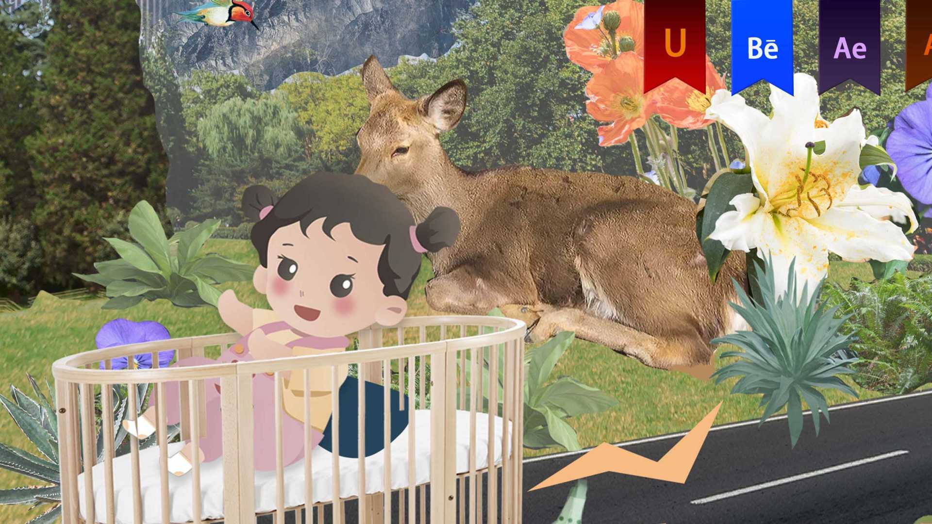 《大实话系列-stokke婴儿床》拼贴动画——安戈力文化
