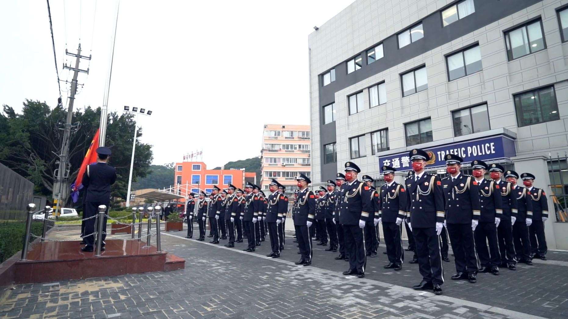 活动记录片︳1.10警队升旗仪式活动