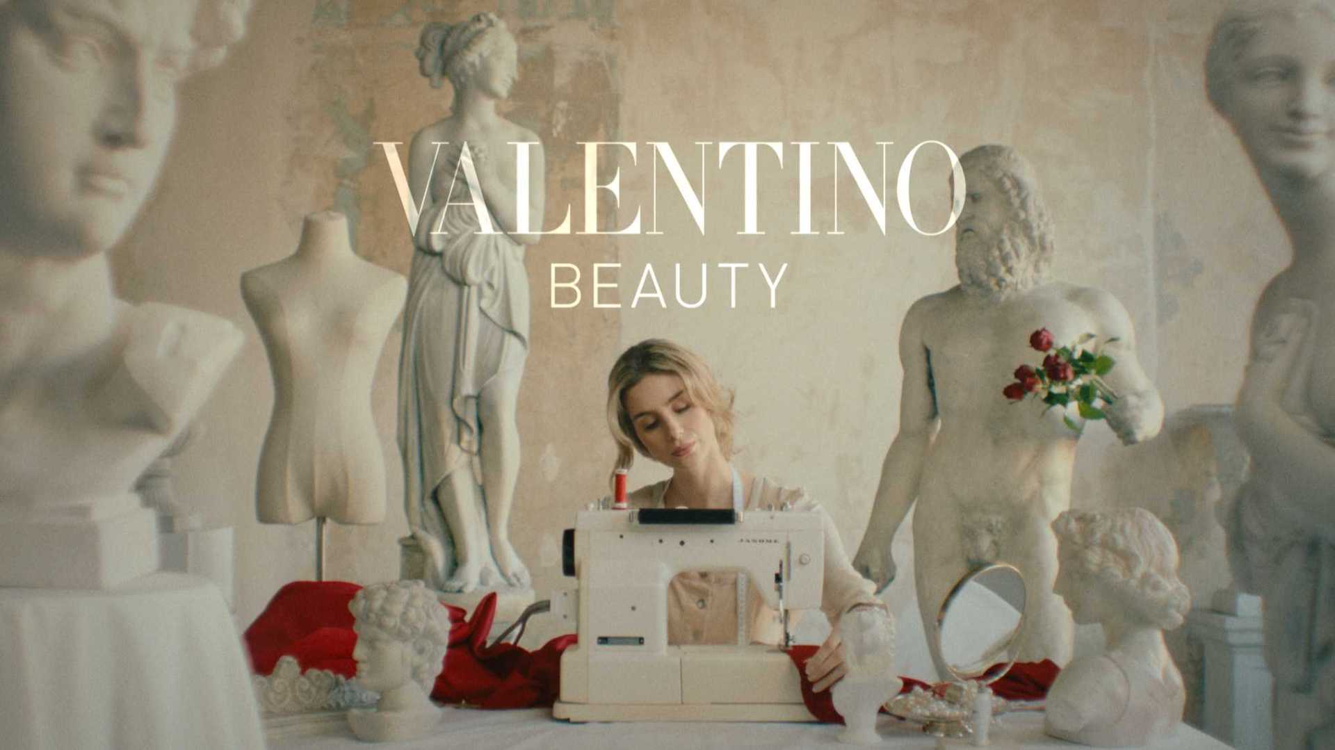 Valentino Beauty "Rosso 111A" Campaign