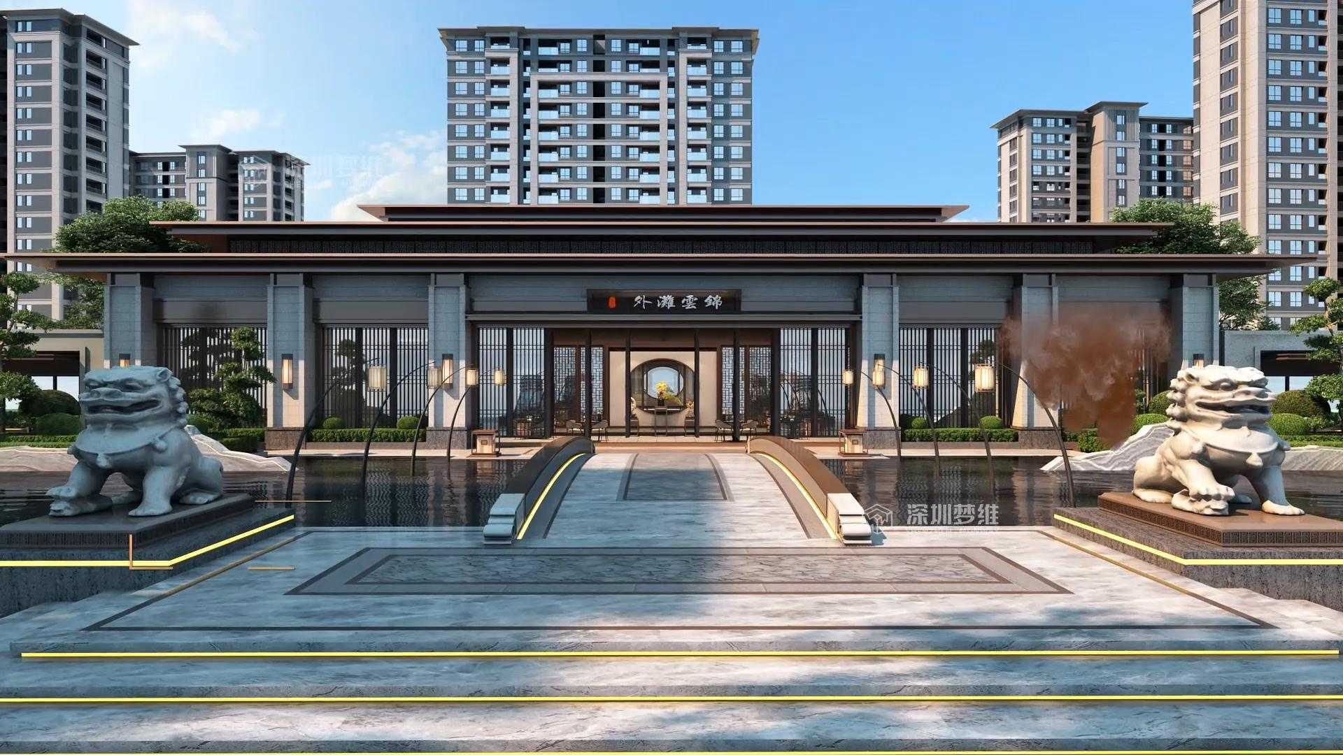 湖北外滩云锦：新中式文化大宅，纵享汉江一线美景