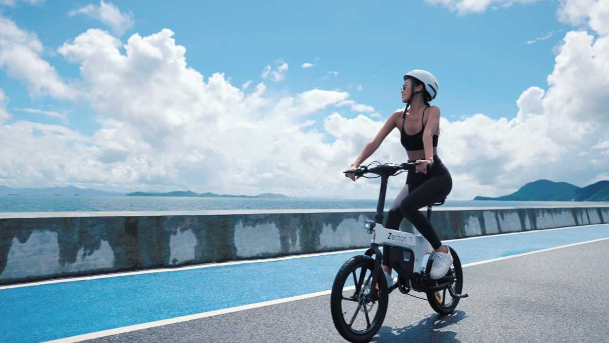 2022 zectron 电动自行车广告视频海滨骑行版