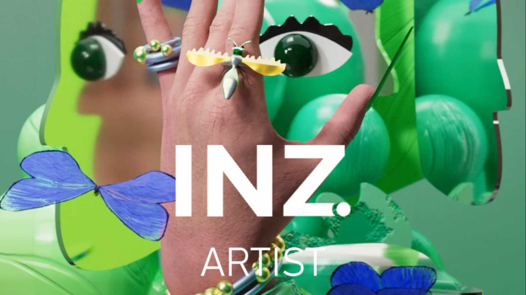 INZ签约艺术家在捷克设计周线下展示NFT作品