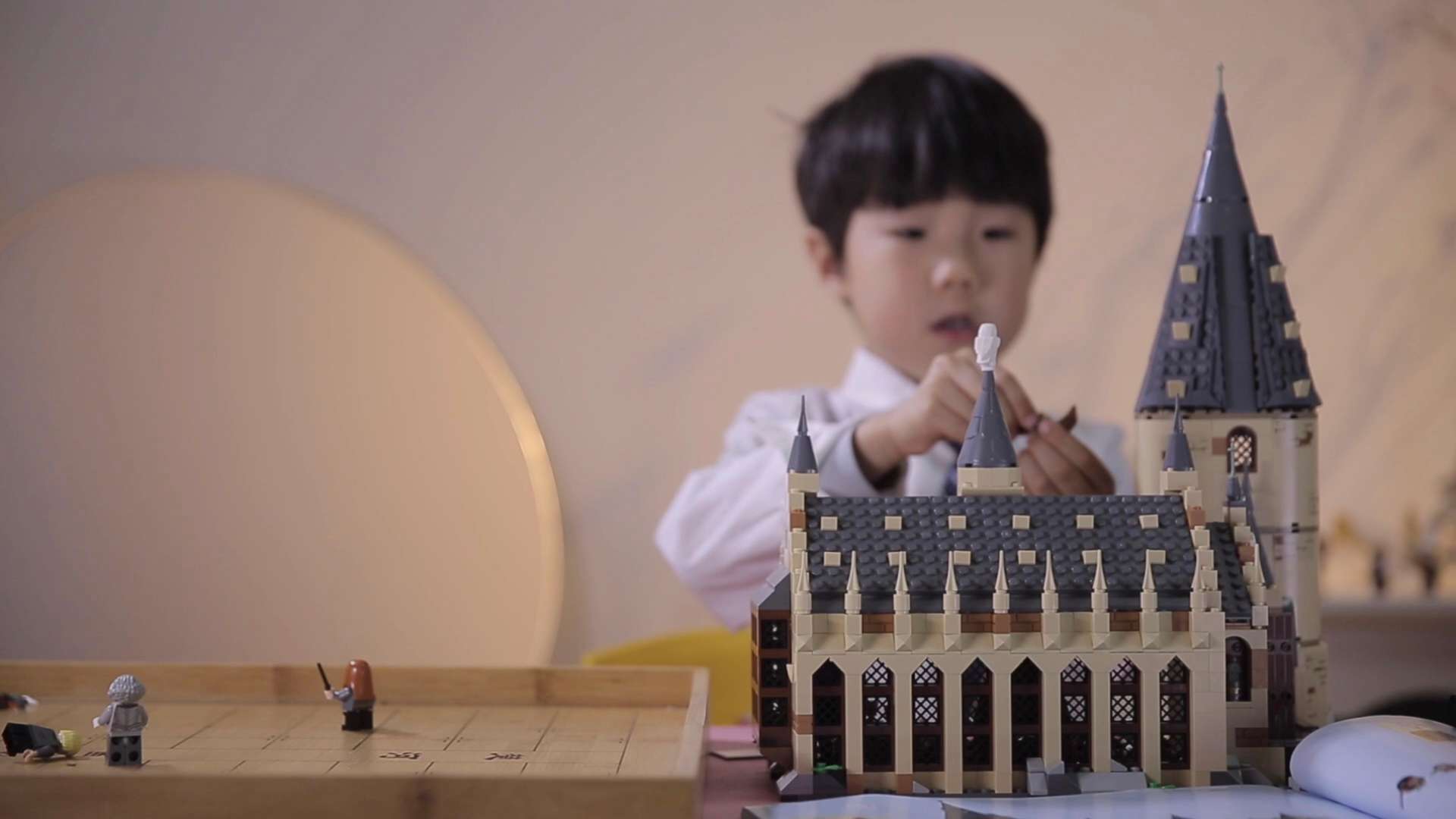 乐高积木哈利波特城堡 儿童玩具 逐格拍摄