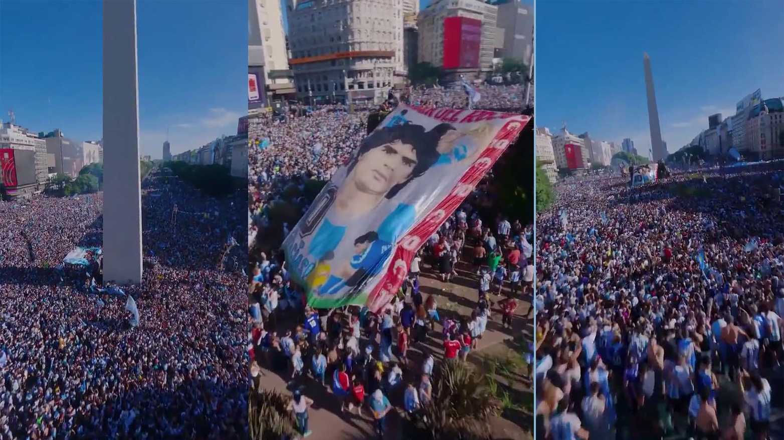 世界杯阿根廷胜利《举国欢庆》