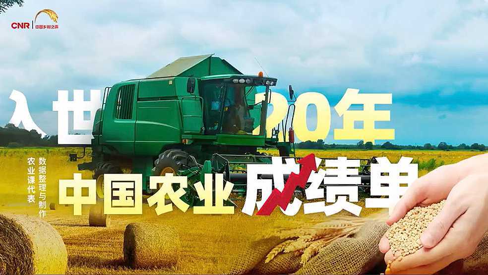 入世20年，中国农业的成绩单