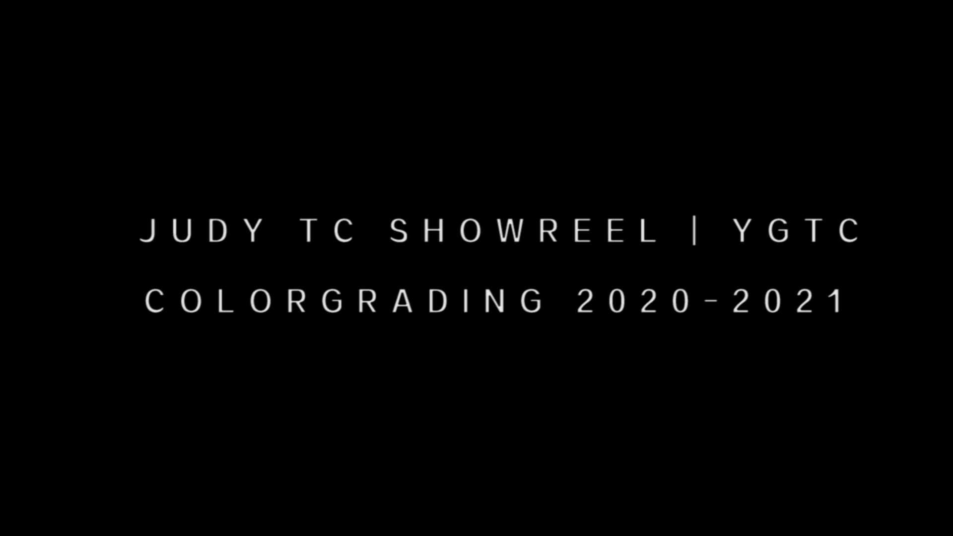 JUDY TC SHOWREEL2020-2021