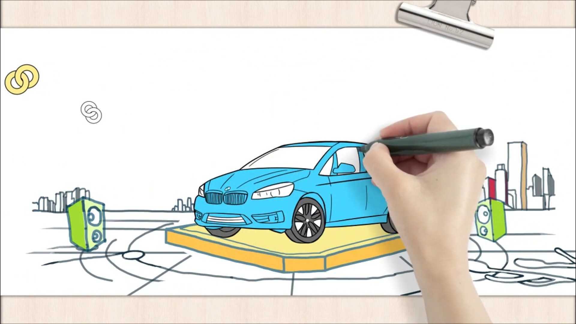 BMW 手绘动画