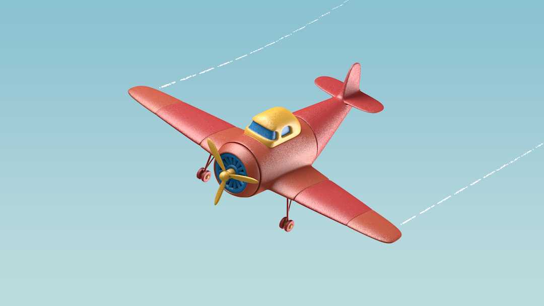 C4D动画练习-飞机