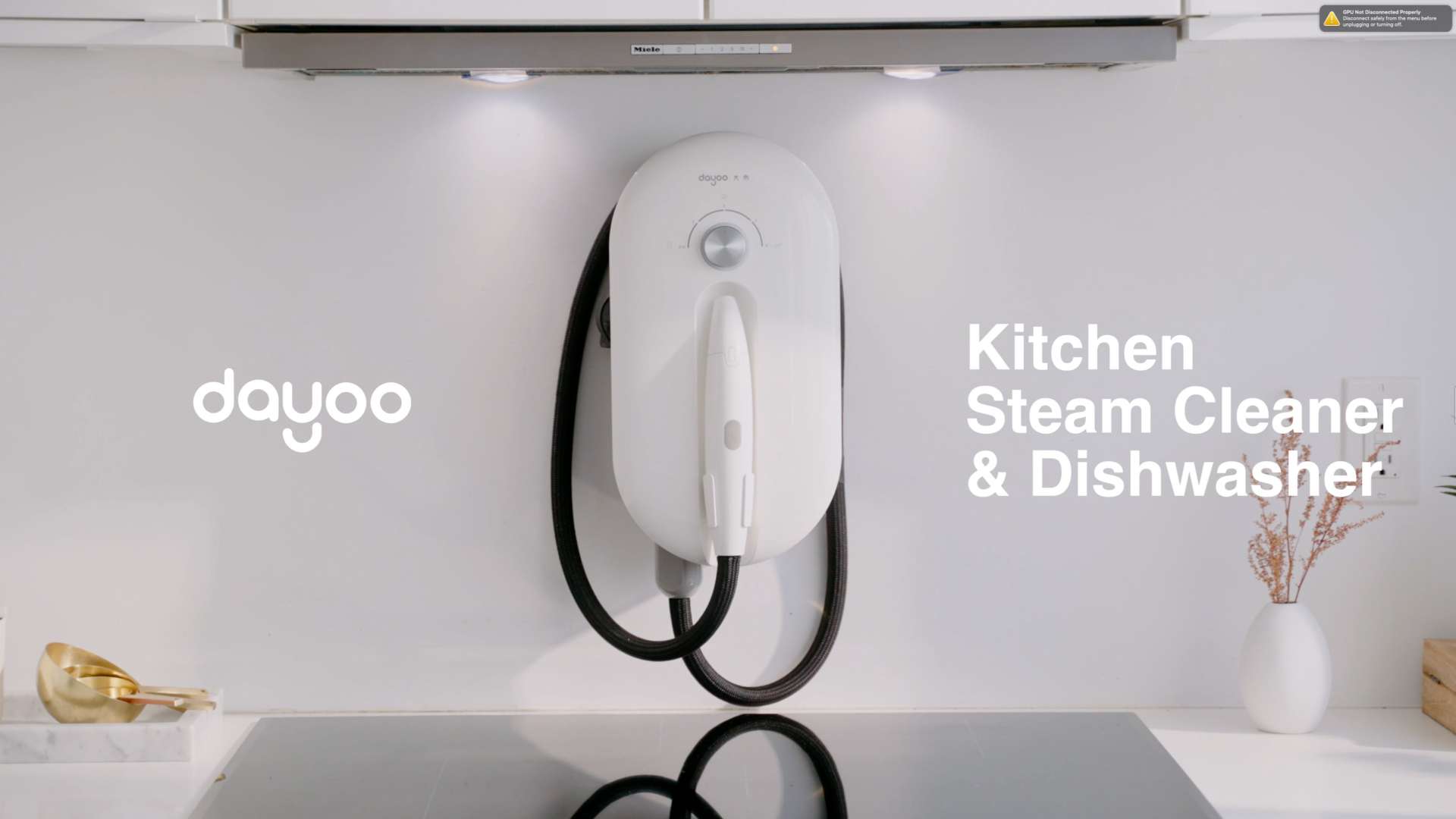 Dayoo 蒸汽清洁机 Indiegogo广告