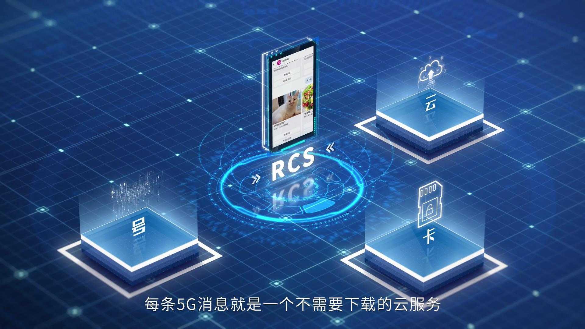 中国移动5G消息应用场景宣传视频