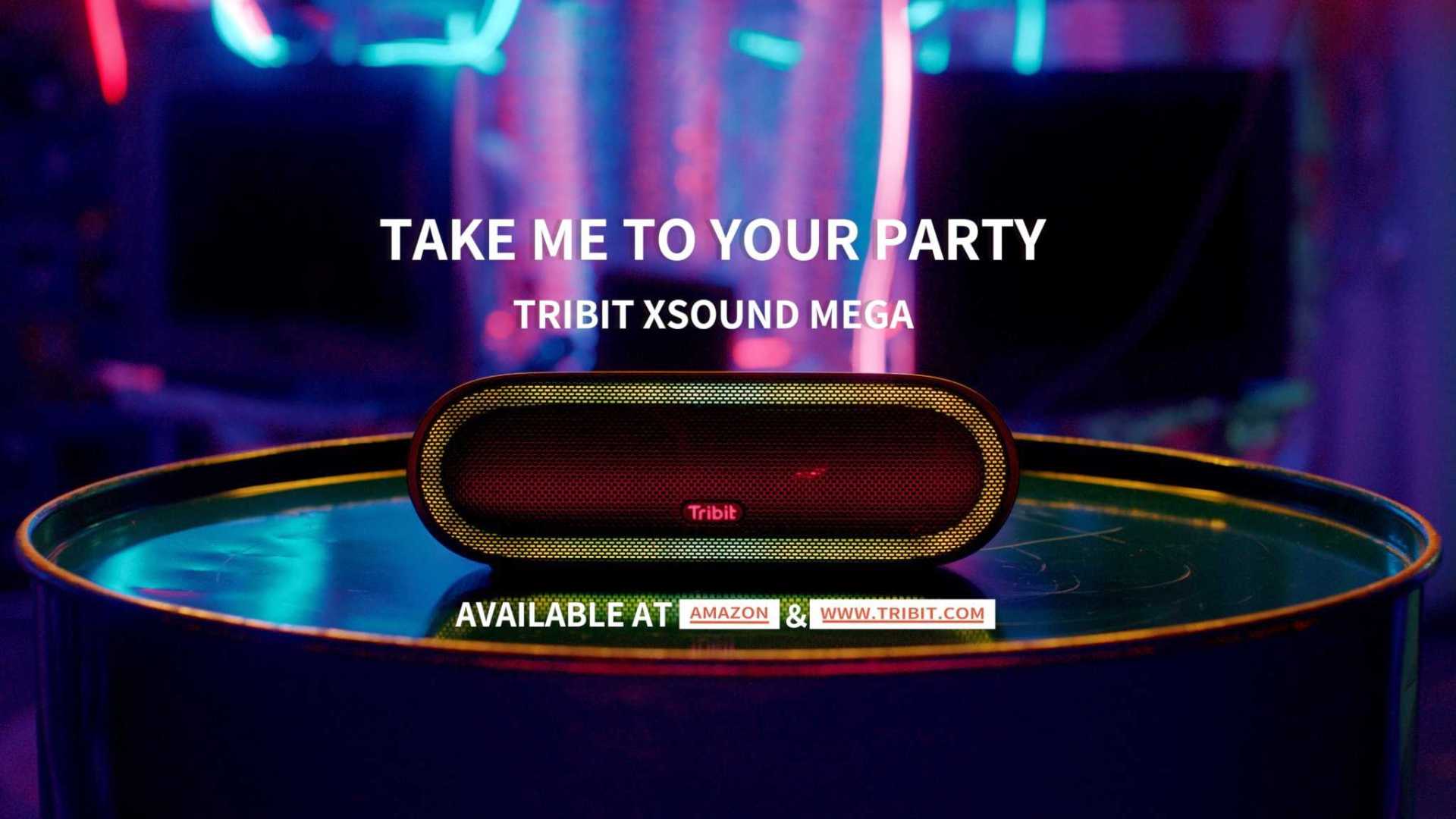 Tribit XSound Mega 音箱广告