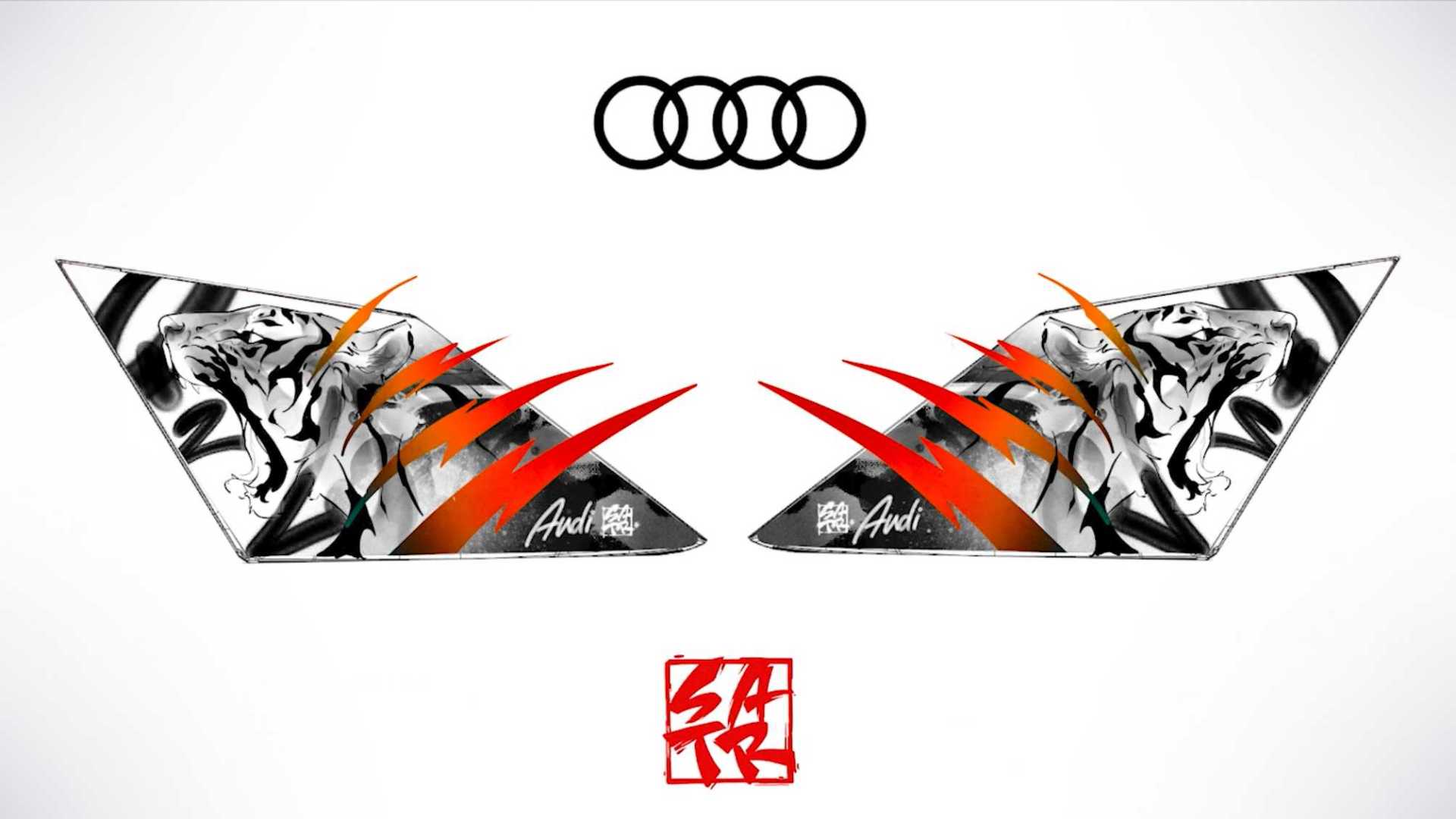 Audi Q2L@涂鸦艺术家SATR-《咆哮而来》