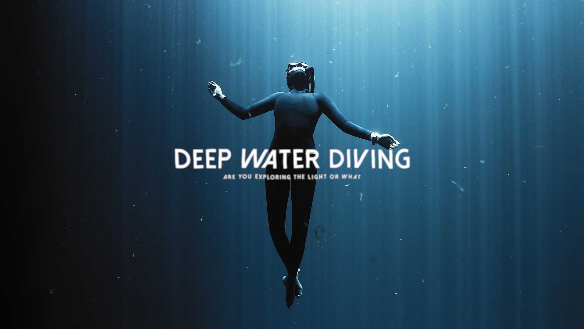 《DEEP WATER DIVING》实验短片：看似探索光，其实也在探索自己
