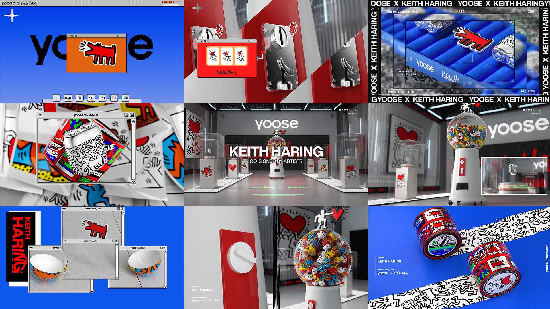yoose® x Keith Haring ™艺术家联名短片