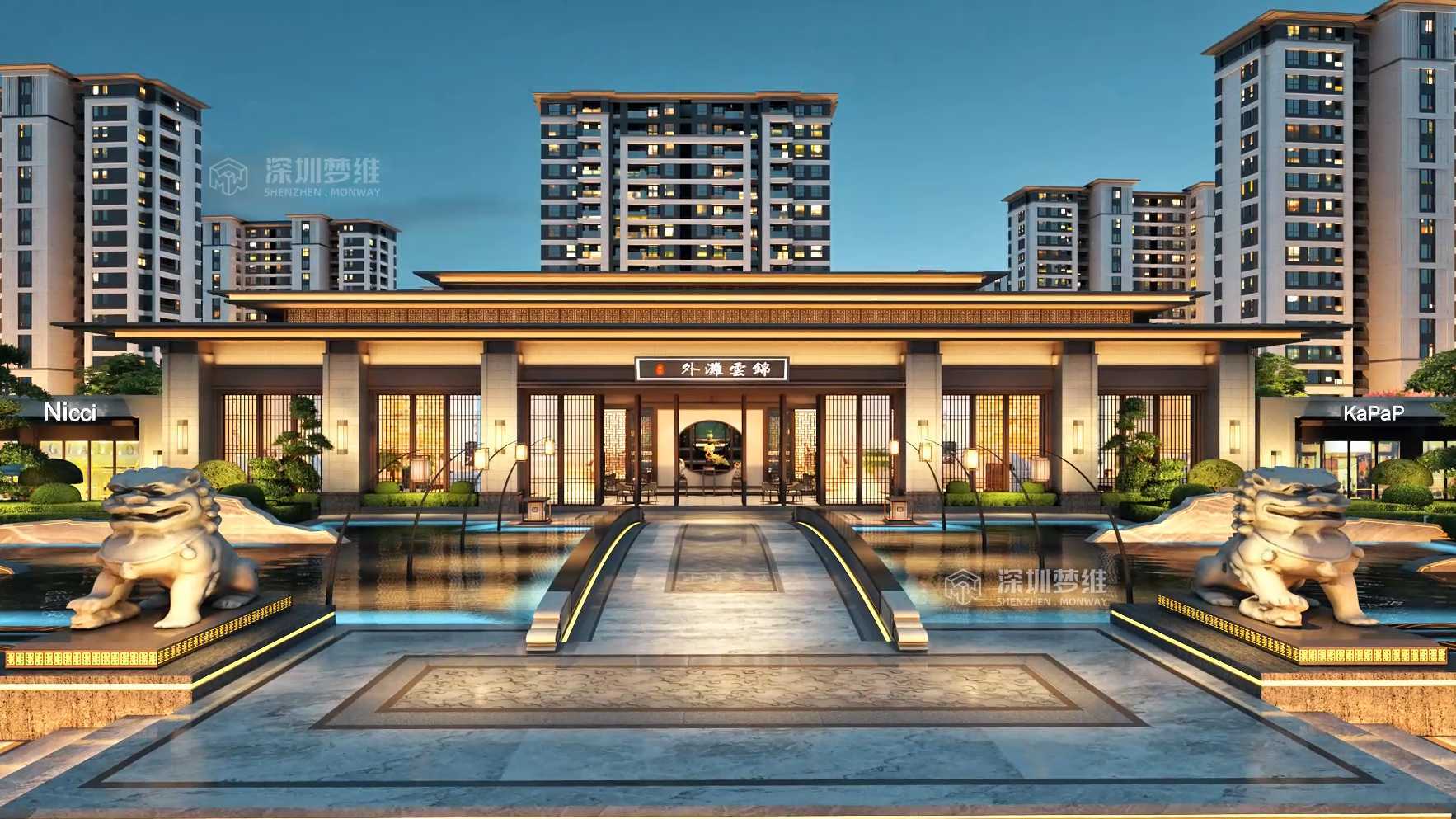湖北外滩云锦：新中式文化大宅，纵享汉江一线美景