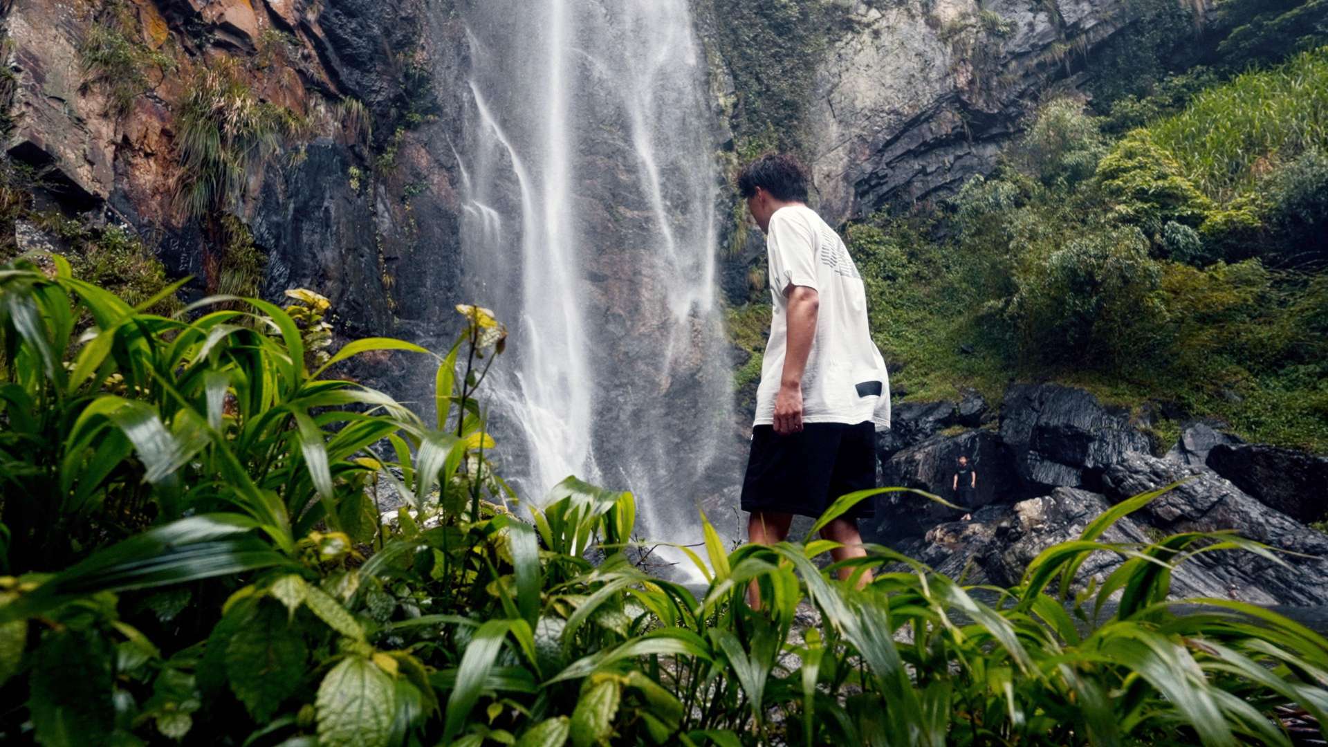 庐山瀑布 旅拍短片 4K FPV 羲之洞 玉帘泉瀑布