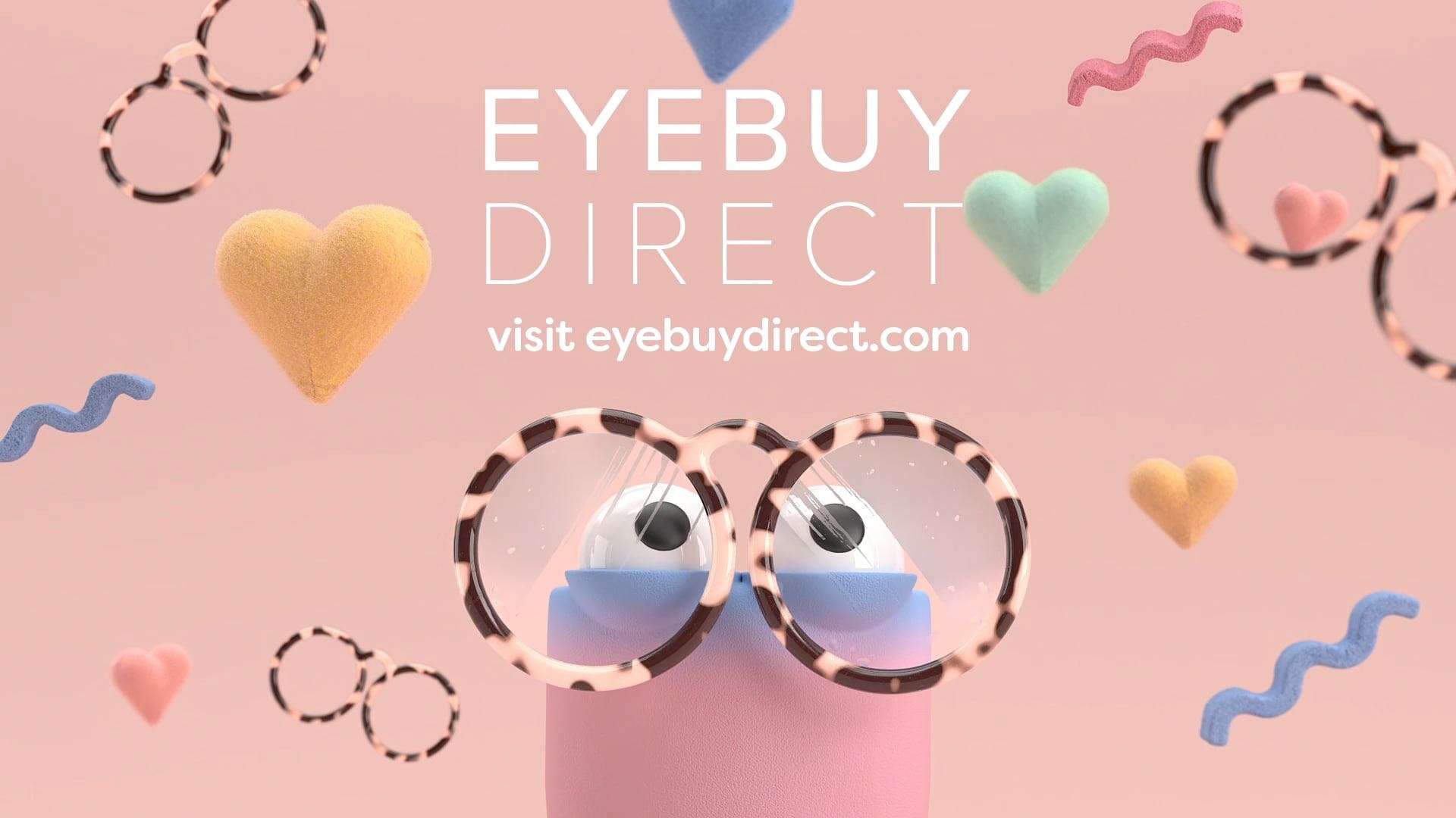 EyeBuyDirect 眼镜 三维动画