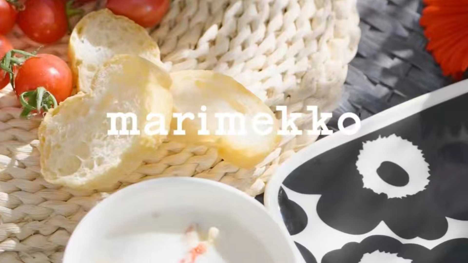 北欧芬兰Marimekko Unikko系列短视频05