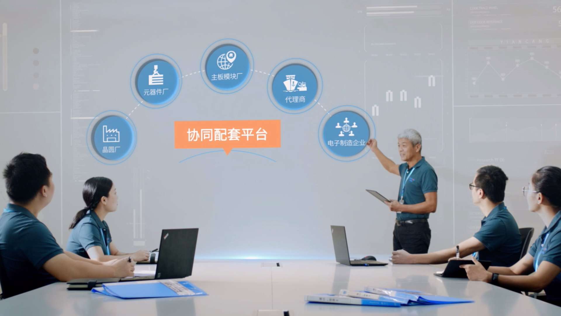 亿安仓宣传片——电子信息产业供应链协同平台
