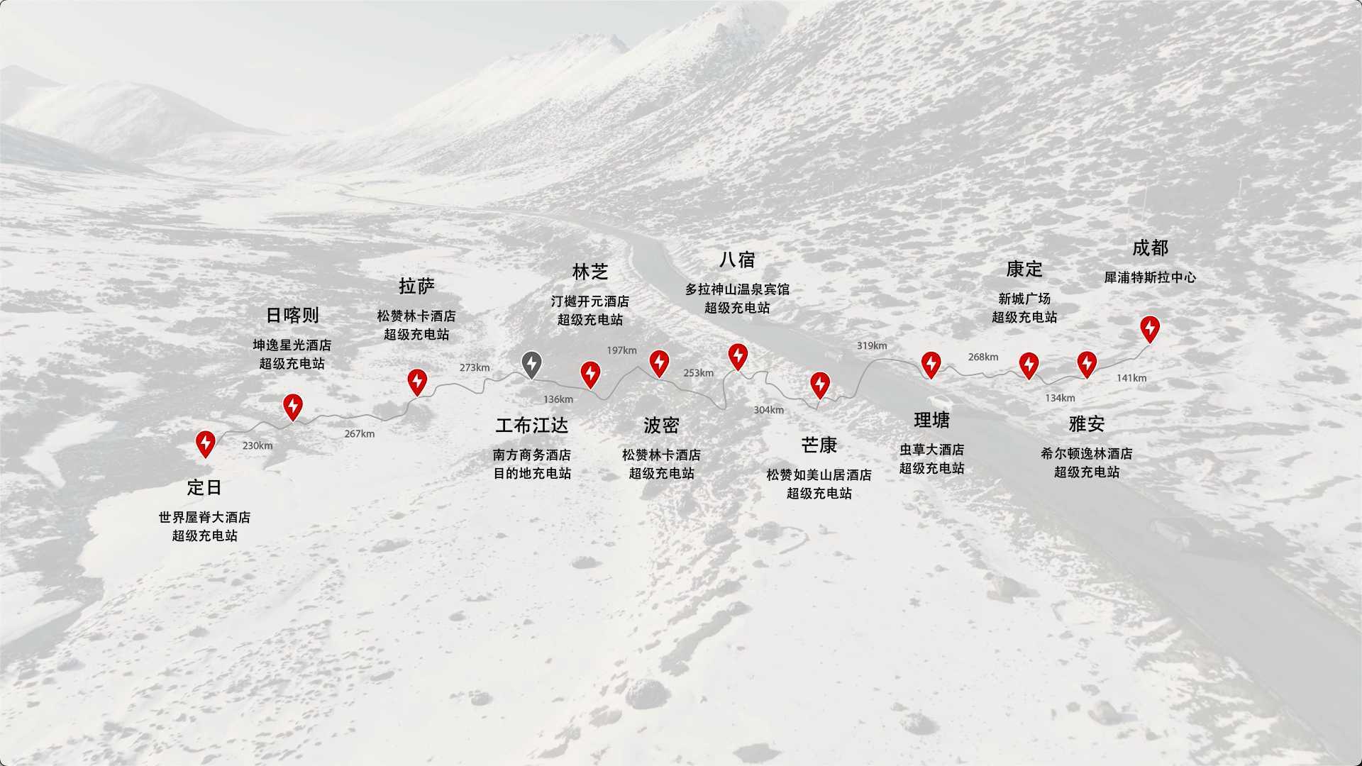 特斯拉G318川藏线路书宣传片