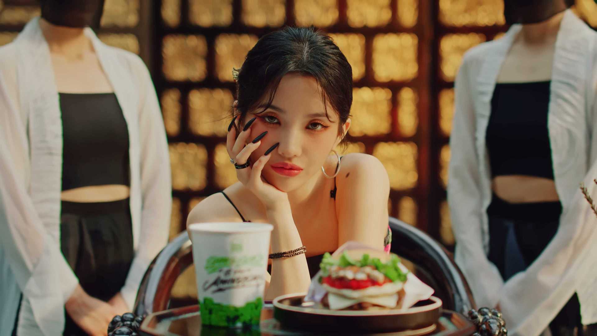韩国女团中国风汉堡广告《风情》